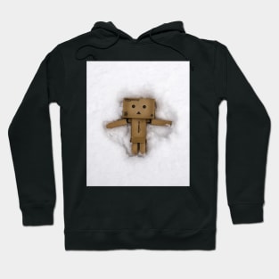 Danbo Makes a Snow Angel Hoodie